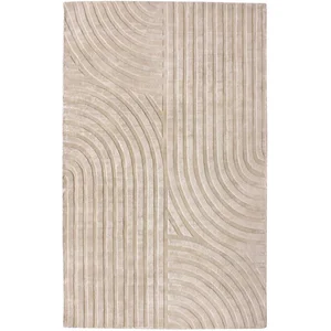 Tapis rectangulaire  viscose beige 200x300cm SIA HOME Dana