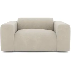 Sia Home Fauteuil velours à motifs beige pas cher
