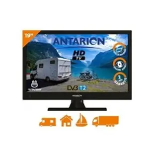 Comparateur de prix : Antarion tv led 19" 48cm téléviseur hd camping car 12v port usb dvb-t2