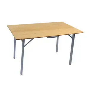 Soplair Table Plateau En Bambou 4 Personnes Pliable Camping Car pas cher