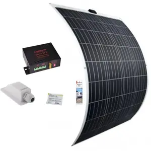 PACK ANTARION Panneau solaire Souple 135W + Régulateur MPPT 10A + Kit ... pas cher