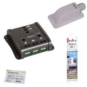 Comparateur de prix : ANTARION Régulateur de charge pour panneau solaire SMC20 + passe-toit ...