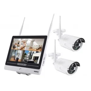Comparateur de prix : Optex SEMAC KIT 2 Cameras PRO Vidéo Surveillance + Ecran 12" 30 cm Sans Fil