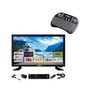 ANTARION Pack tv led 19" 48cm téléviseur hd connect + clavier ergonomique pas cher