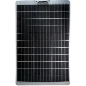 Comparateur de prix : EZA Panneau Solaire 100W SEMI-FLEX Technologie PERC Camping-car TU