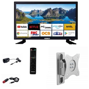 Comparateur de prix : Téléviseur ANTARION 22" Full HD Android Smart TV Camping Car + Support...