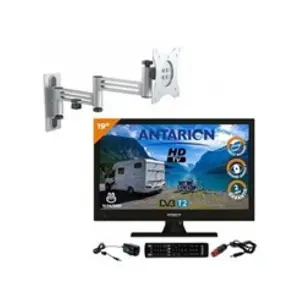 Comparateur de prix : Téléviseur LED HD 19" ANTARION avec support double bras