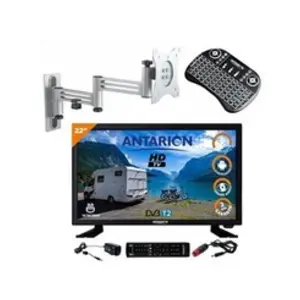 Comparateur de prix : Antarion Pack ANTARION TV LED 22" 55cm Téléviseur Full HD Smart TV +...