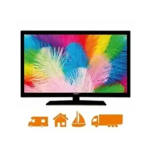 Télévision Smart HD 16 Pouces - Écran Plat 1080p, Tuner T2, 3x HDMI, USB, Pour Cuisine, Chambre, Camping-car, Caravane