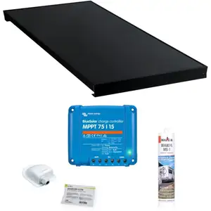 Pack ANTARION ALL BLACK Panneau Solaire 160W + Régulateur solaire VICT... pas cher