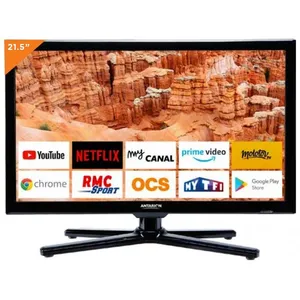 Comparateur de prix : ANTARION tv led 22" 55cm téléviseur full hd android bluetooth smart tv camping car