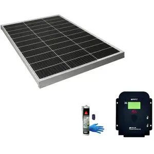 Comparateur de prix : PACK EZA Panneau Solaire 130W Monocristallin + Régulateur Solaire MPPT...