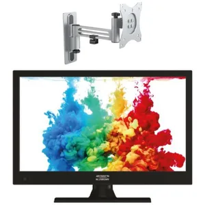 Comparateur de prix : PACK ANTARION TV LED 15.6" 39cm Full HD + Support TV Camping car 180° ...