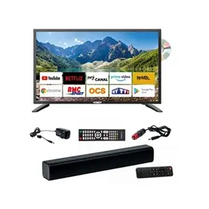 Comparateur de prix : Pack ANTARION TV LED 22" 55cm Smart Connect Lecteur DVD + Barre de Son...