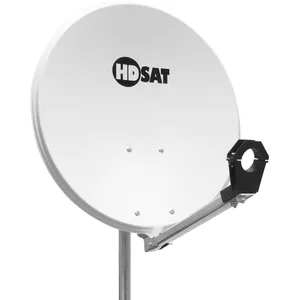 Comparateur de prix : HDSAT parabole satellite aluminium blanche 60cm avec support lnb idéal...