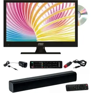 Comparateur de prix : Téléviseur LED 16" ANTARION avec lecteur DVD intégré et barre de son B...