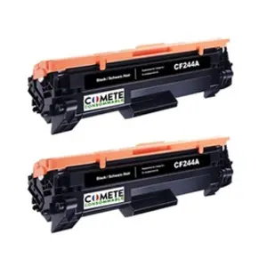 Comparateur de prix : COMETE - 44A - 2 Toners Compatibles avec HP 44A - Noir - Marque frança...