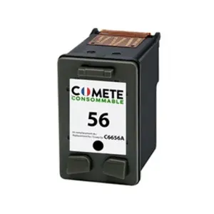Comparateur de prix : COMETE - HP 56 - Cartouches Encre Compatible Imprimantes HP - Noir - M...