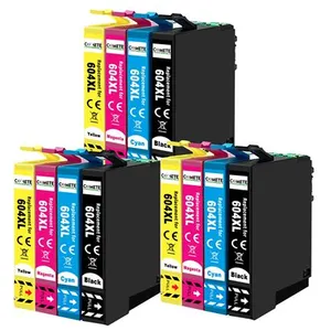 Comparateur de prix : COMETE - 604XL - 12 Cartouches d'encre Compatibles Epson 604 XL - Marq...