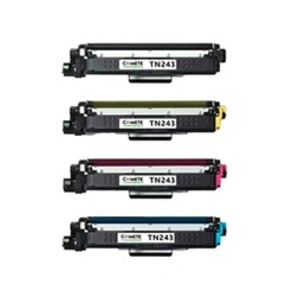 Comparateur de prix : COMETE - TN243 - 4 Toners Compatibles avec Brother - Noir/Couleur - Ma...