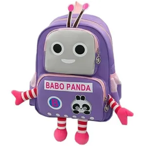 Sac à Dos Cartable Robot Violet enfant garçon ou fille pré scolaire, c...Vendu paramazon