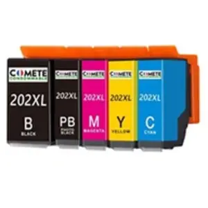 Comparateur de prix : COMETE 202XL Multipack Cartouches d encre Compatible Epson 202 XL pour...
