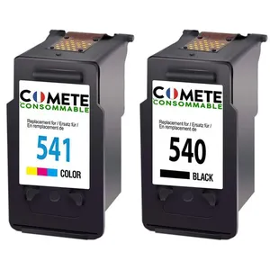 Comparateur de prix : COMETE - 540/541 - 2 cartouches compatibles CANON 540 541 PG-540 CL-54...