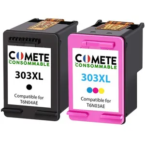 Comparateur de prix : COMETE - 303 XL - 2 Cartouche d'encre compatibles pour HP 303 XL - Mar...