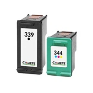 Comparateur de prix : COMETE 339 344 2 Cartouches d'encre Compatibles HP 339 344 pour Impri...