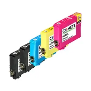 Comparateur de prix : COMETE - 604XL - 5 Cartouches d'encre Compatibles Epson - Noir/Couleur...