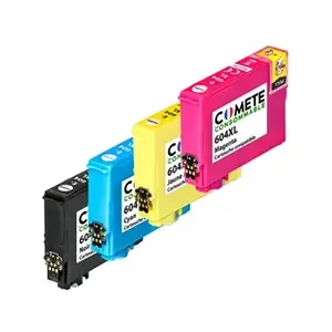 Comparateur de prix : COMETE - 604XL - 4 Cartouches d'encre Compatibles Epson 604 XL - Marqu...