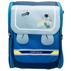 COMÈTE - Sac à Dos Astronaute Bleu Foncé, Cartable Scolaire Primaire L...Vendu paramazon