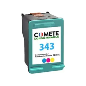 Comparateur de prix : COMETE - 343 - 1 Cartouche d encre Compatible HP 343 - Couleur - Marqu...