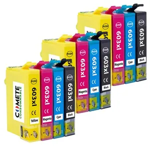 Comparateur de prix : COMETE - 603XL - 12 Cartouches d'encre Compatibles Epson 603 XL - Marq...