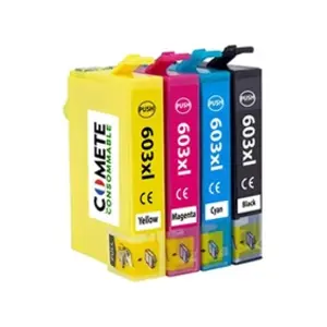 Comparateur de prix : COMETE - 603XL - 4 Cartouches d'encre Compatibles Epson 603 XL - Marqu...