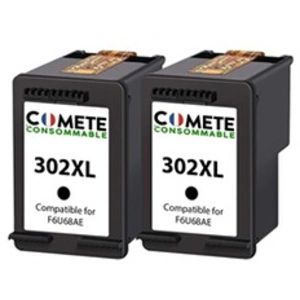 Comparateur de prix : COMETE - 302XL - 2 Cartouches d'encre Compatibles HP 302XL - Marque fr...