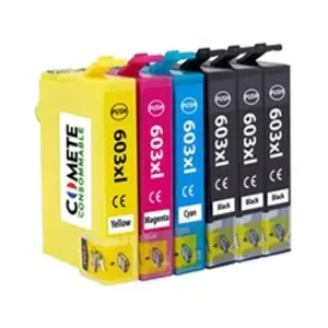 COMETE - 603XL - 6 Cartouches d'encre Compatibles Epson 603 XL - Marqu...