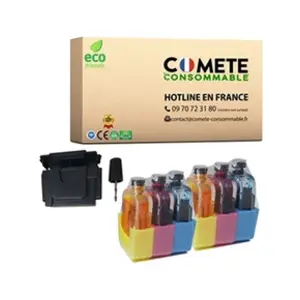 2 recharges de cartouches d'encre compatible avec HP 301 302 304 305 6... pas cher