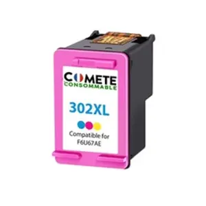 Comparateur de prix : COMETE - 302XL - 1 Cartouche d'encre Compatible HP 302XL - Couleur - M...