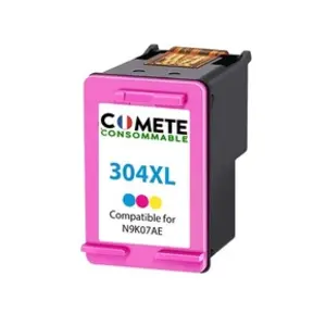 Comparateur de prix : COMETE - 304XL -1 Cartouche d'encre compatible avec HP 304XL - Couleur...