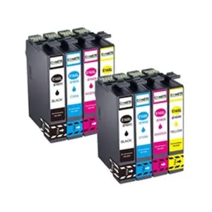 Comparateur de prix : COMETE - 16XL - 8 Cartouches d'encre Compatibles Epson 16 XL - Marque ...