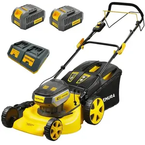Nemura Tondeuse a Batterie 80V (2x40V) - Coupe 46cm - Autotractée + 2 Batteri... pas cher