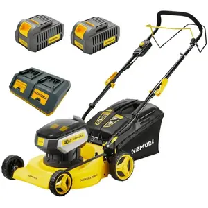 Nemura Tondeuse a Batterie 80V (2x40V) - Coupe 42cm - Autotractée + 2 Batteri... pas cher