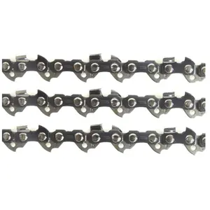 Comparateur de prix : NEMURA Lot de 3 Chaînes de tronçonneuse Liderfarm - 50 maillons - Pas 3/8LP - Jauge 0.50 (1.3mm) - Guide de 35 cm