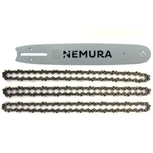 Comparateur de prix : NEMURA Pour Echo CS3000 - Guide 33cm + 3 Chaînes de tronçonneuse - 47 Entraineurs - Pas 3/8LP - Jauge 0.50 (1.3mm)