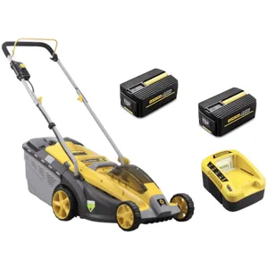 Tondeuse à batterie NEMURA 40V(2x20V) + 4 Batteries 4Ah + Chargeur rap... pas cher