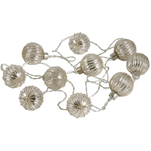 Mathilde M Guirlande lumineuse LED boules argentées pas cher