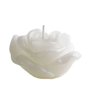 Mathilde M Bougie décorative parfumée Rose - Blanc pas cher