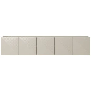 Bobochic meuble tv suspendu 200 cm alice beige ALICE pas cher