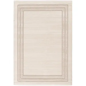 Bobochic - Tapis Tapis poil ras alexandria motif abstrait 200x290 Beige